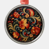 Rosepaint Modern 5 van 6 Metalen Ornament (Voorkant)