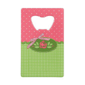 Roses à points Polka, Lt ouvreur de bouteille de c (Dos)
