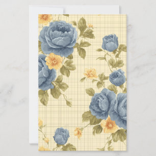 Roses anciennes sur papier jaune vieux scrapbook