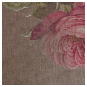Roses antiques vintages chics minables de tissu