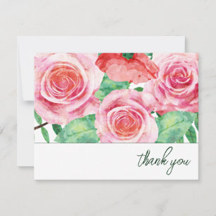 Roses Aquarelle Merci