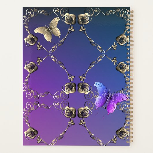 Roses argentés avec nom (Dos)