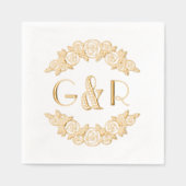 Roses arquées élégantes #6 Initiale deuxième tour (Recto)