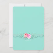 Roses artistiques Quinceañera Invitation (Dos)