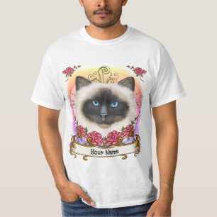Roses Birman Kat   T-shirt
