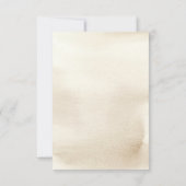 Roses blanches en lieu et place des faveurs Carte  (Dos)