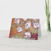 roses blancs, merci carte (Dos)