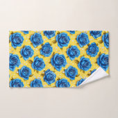 Roses bleues 3d (Serviette à main)
