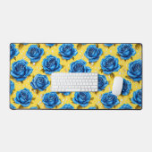 Roses bleues 3d (Clavier et souris)