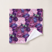 Roses Bleus Et Violets (Gant de toilette)