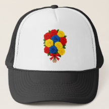 Roses Boeket Dames Trucker Hoed