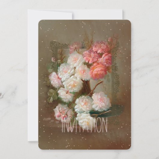 ROSES - Carte d'invitation (Devant)