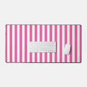 Roses Chauds et Rayures Verticales Blanches Charma (Clavier et souris)