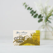 Roses, couronne, remous et cartes de visite de (Debout devant)