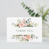 Roses d'abricot rose & Merci verdoyant (Debout devant)