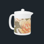 Roses dans le pot de thé de fleur<br><div class="desc">Roses en fleur</div>