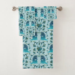 Roses dans un patch brut Aqua