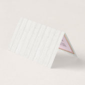 Roses d'aquarelle et Merci rustique en bois (Back)