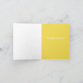 Roses d'aquarelle Merci jaune orange (Intérieur)