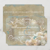 Roses De Blanc - Collection Faire-part de mariage (Devant / Derrière)