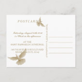 Roses De Blanc - Collection Faire-part de mariage (Dos)