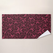 Roses de Bourgogne, (Serviette de bain)