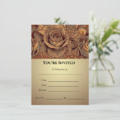 Roses de bronze - Invitation (Debout devant)