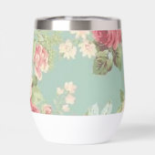 Roses de chou rose sur arrière - plan aqua (Arrière)