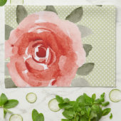 Roses de chou rouge sur les serviettes de points b (Plié)