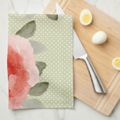 Roses de chou rouge sur les serviettes de points b (Quart Plié)