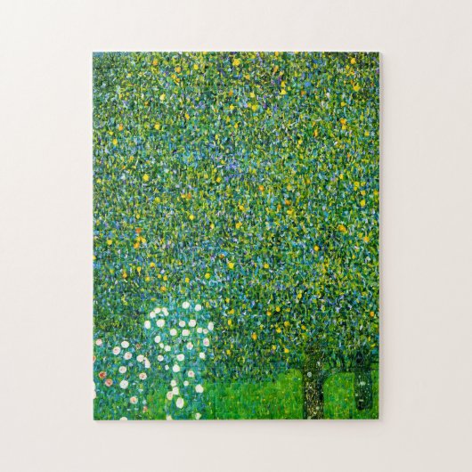 Roses de Gustav Klimt sous le puzzle de poirier (Vertical)
