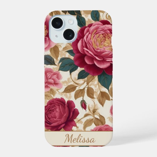 Roses de jardin opulentes (Verso)