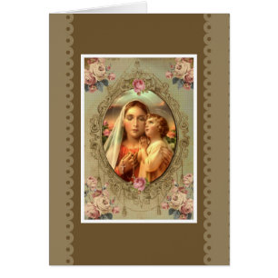 ROSES DE JÉSUS D'ENFANT DE CHAPELET DE VIERGE