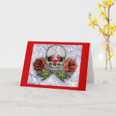 Roses De La Mort ! Carte d'anniversaire (Fleur jaune)