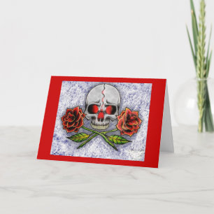 Roses De La Mort ! Carte d'anniversaire