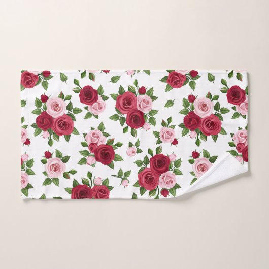 Roses de l'amour (Serviette à main)
