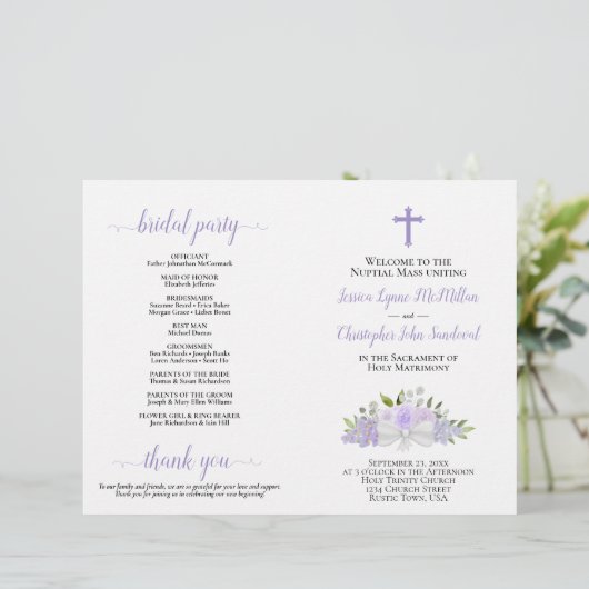 Roses de lavande do-it-yourself Plier Programme de (Debout devant)