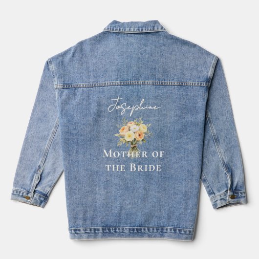 Roses de Pêche de Mariage Rustique pour la Mère de (Verso)