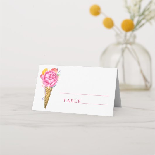 Roses de pivoine dans la crème glacée - cartes mar (Devant)
