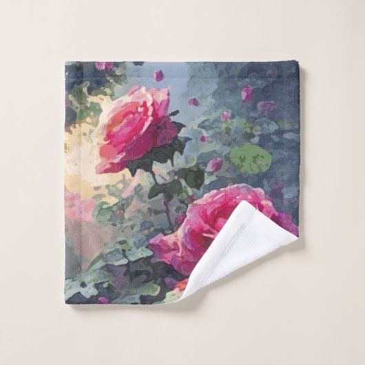 Roses de printemps - Ensemble de serviettes de bai (Gant de toilette)