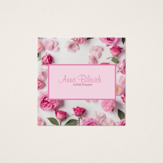 roses de printemps rose fleurissent (Devant)