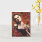 Roses de sang - Carte pour notes (Fleur jaune)