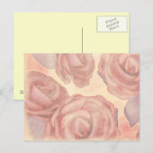 Roses de thé, carte postale (Devant / Derrière)