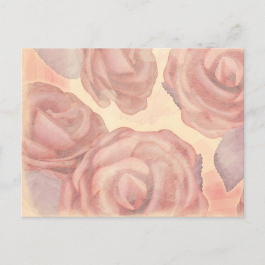 Roses de thé, carte postale (Devant)