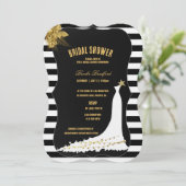 Roses d'or Art Déco, carte de Fête des mariées Str (Debout devant)