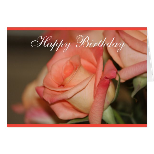 Roses du jardin de pêche (Devant horizontal)