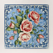 roses écarlates de Lisbonne puzzle (Horizontal)