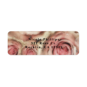 Roses Elegant Vrijgezellenfeest Party Invitation Etiket