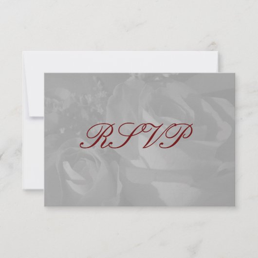 "Roses en noir et blanc" - RSVP [a] (Devant)