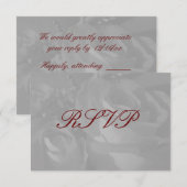 "Roses en noir et blanc" - RSVP [a] (Devant / Derrière)